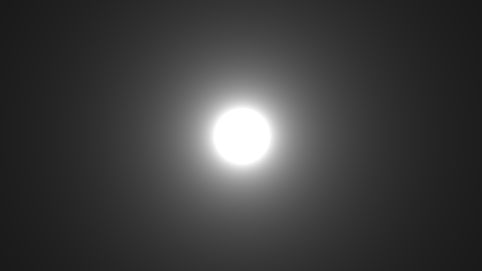 One scalar field centered in the origin